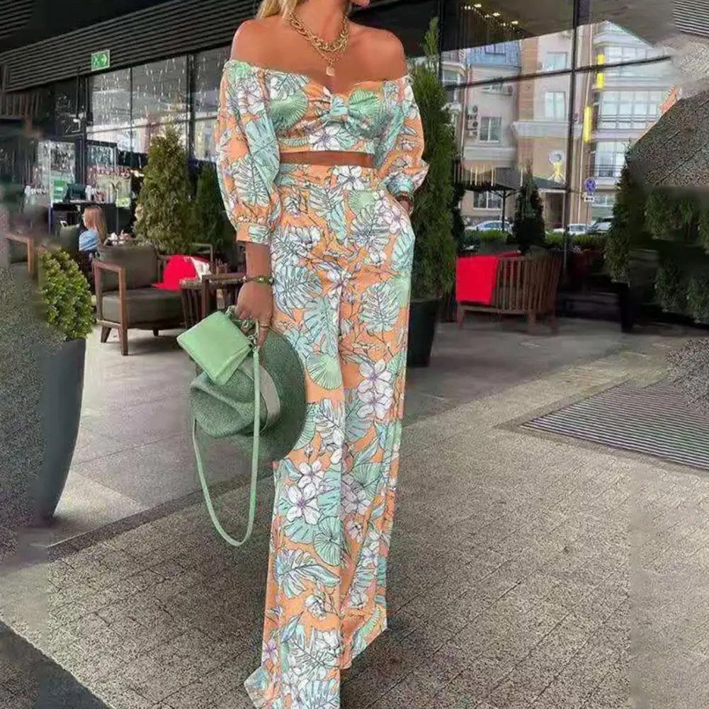 ORIYA 2021 Women Jumpsuit New Fashion Printed Mid-sleeve Summer Holiday Streetwear Autumn 2 Piece Sets Tops + Elegant Long Pants
ORIYA 2021 Women Jumpsuit New Fashion Printed Mid-sleeve Summer Holiday Streetwear Autumn 2 Piece Sets Tops + Elegant Long Pants