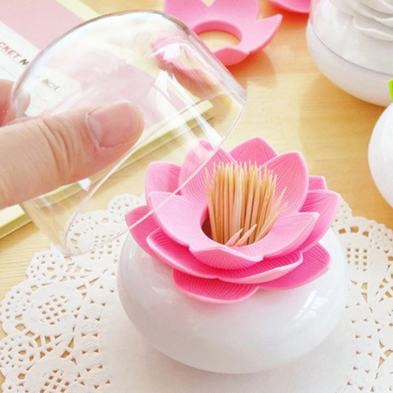 Hot Chic Lotus Flower Cotton Bud Holder Toothpick Case Cotton Swab Box Home Dcor
Hot Chic Lotus Flower Cotton Bud Holder Toothpick Case Cotton Swab Box Home Dcor