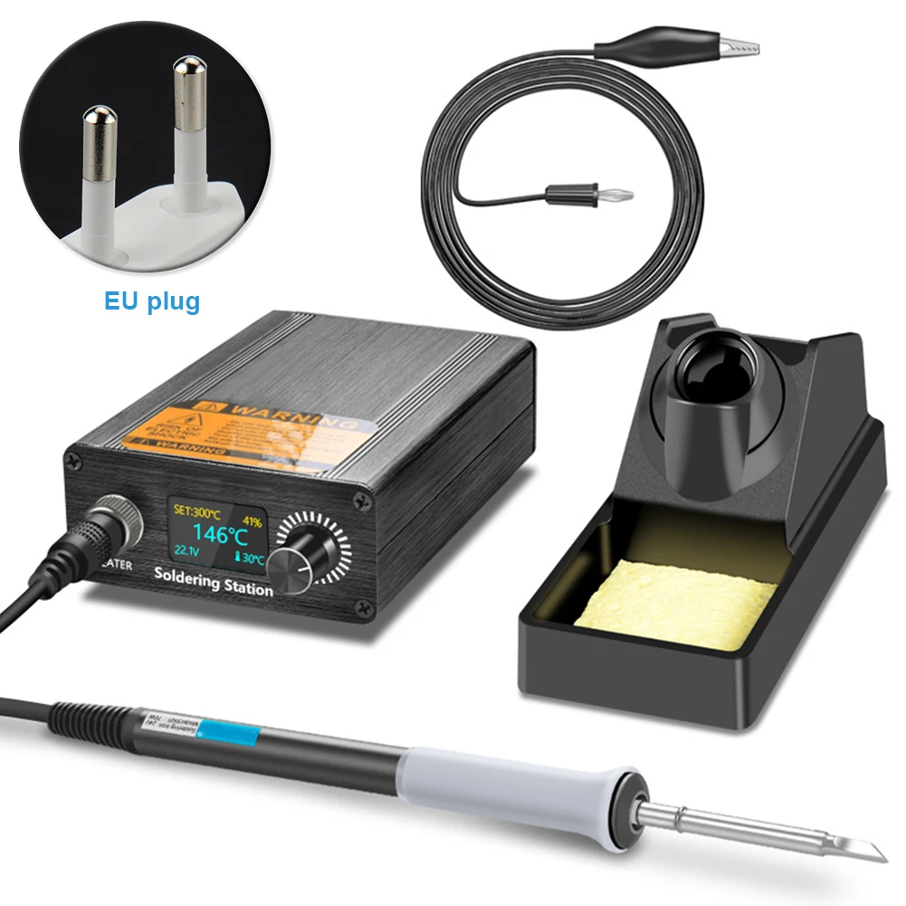 Electric Solder Holder Soldering Station Set Digital Display Hand Tool Temp Control Professional Quick Heating DIY Repairing
Electric Solder Holder Soldering Station Set Digital Display Hand Tool Temp Control Professional Quick Heating DIY Repairing