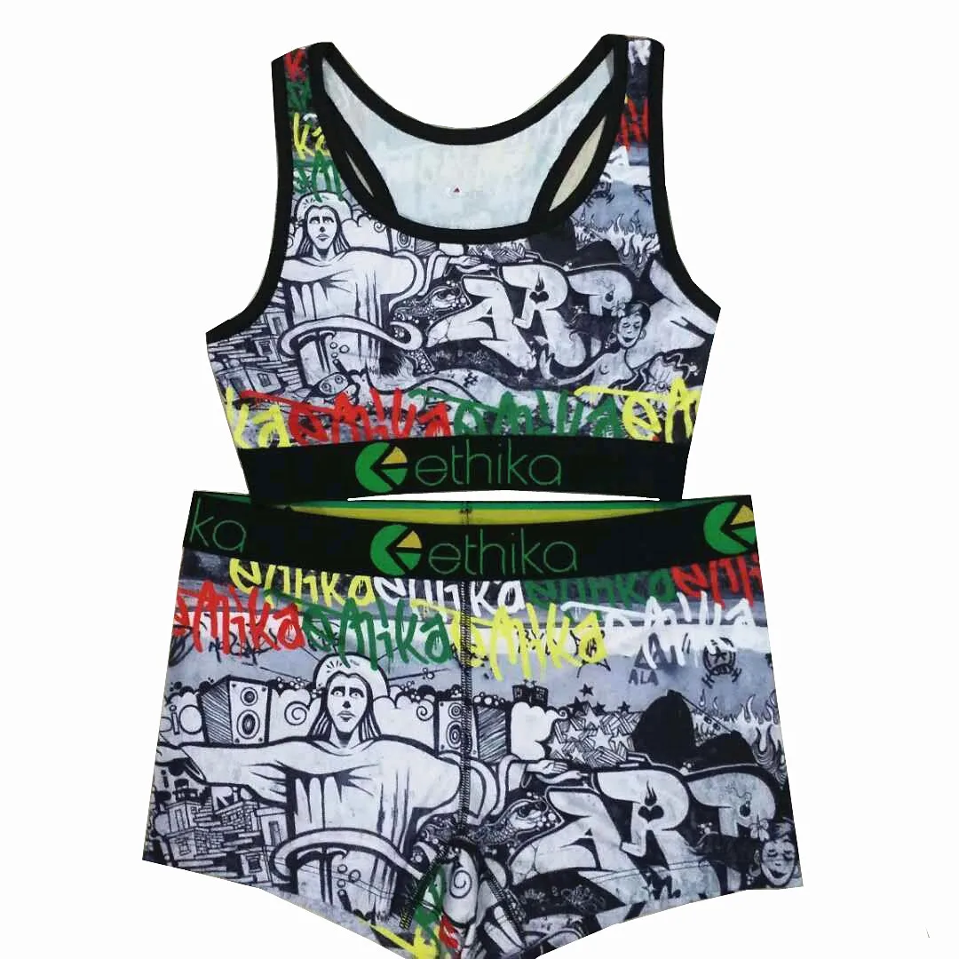 Облегающий Камуфляжный Женский комплект нижнего белья Ethika, пляжный костюм из двух предметов с камуфляжным принтом акулы
Облегающий Камуфляжный Женский комплект нижнего белья Ethika, пляжный костюм из двух предметов с камуфляжным принтом акулы
