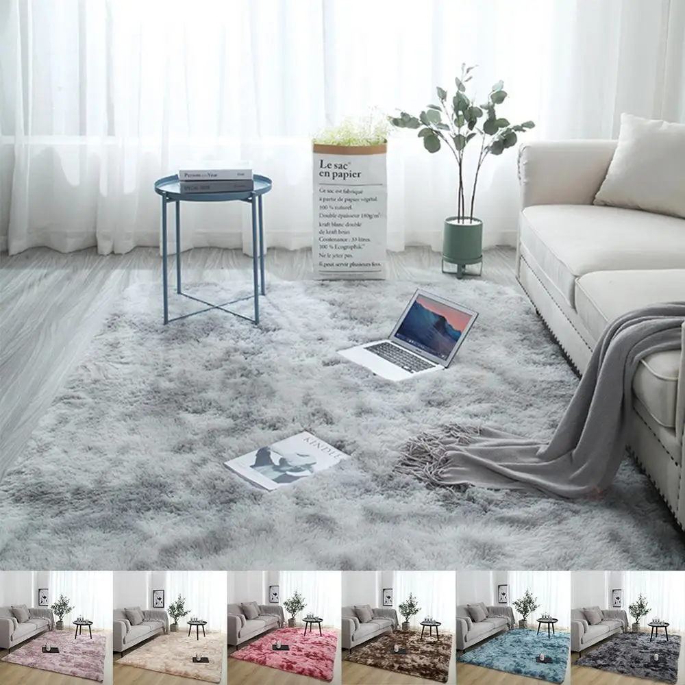 

New Arrival 40*60cm Soft Fluffy Rugs Large Shaggy Area Rug Living Rooms Bedroom Carpet Floor Mat Home Decor