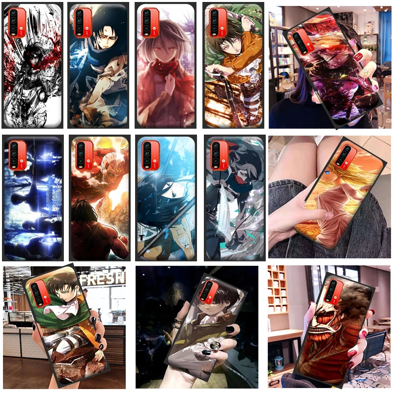Attack On Titan Eren Jager Mikasa Ackerman Armin Arlert Levi Phone Case For Xiaomi Redmi Note 9 9T 9S Pro MAX 5G Soft Cover
Attack On Titan Eren Jager Mikasa Ackerman Armin Arlert Levi Phone Case For Xiaomi Redmi Note 9 9T 9S Pro MAX 5G Soft Cover