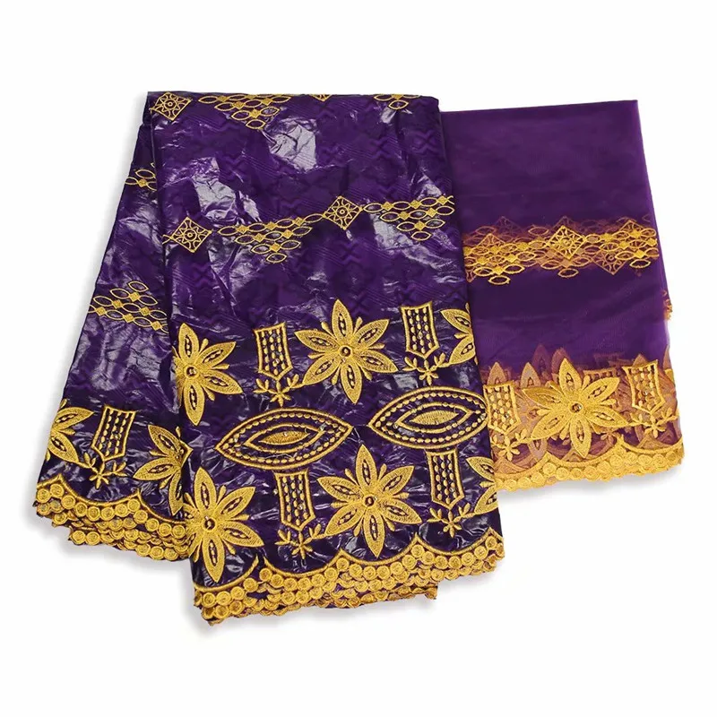Most fashion African embroidery bazin lace fabric and 2y French blouse net lace material IKBN112 (5+2y)
Most fashion African embroidery bazin lace fabric and 2y French blouse net lace material IKBN112 (5+2y)