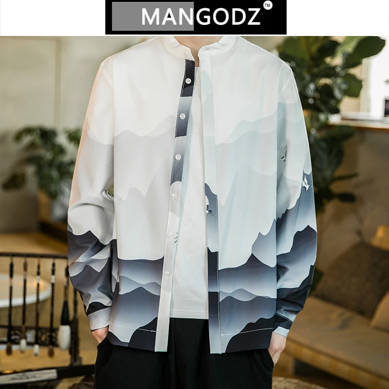 Мужские китайский пейзаж рубашки для рисования 2021 весеннее платье с длинными рукавами на каждый день Blourse женской модной обуви мужчин одежд...
Мужские китайский пейзаж рубашки для рисования 2021 весеннее платье с длинными рукавами на каждый день Blourse женской модной обуви мужчин одежд...