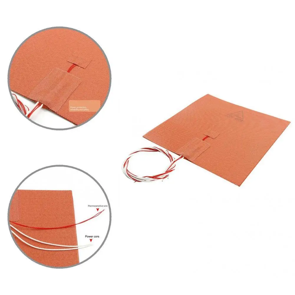 Accessories Heating 3D Printer Dedicated Silicone Heater Orange Silicone Heating Mat Rapid Heating for Workshop
Accessories Heating 3D Printer Dedicated Silicone Heater Orange Silicone Heating Mat Rapid Heating for Workshop