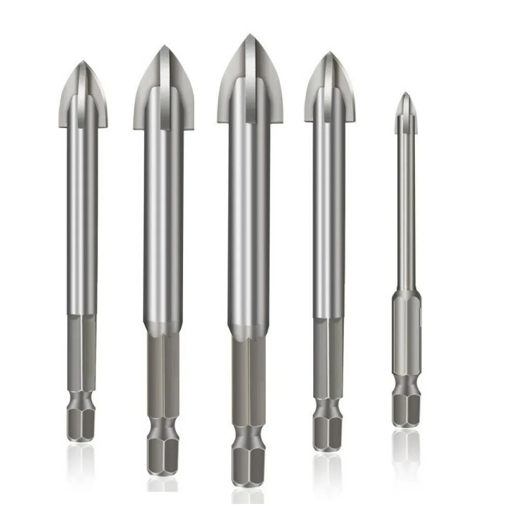 5Pcs Efficient Universal Drilling Tool Multifunctional Cross Alloy Drill Bits Wall Hole Opening Power Tool Accessories Fast Ship
5Pcs Efficient Universal Drilling Tool Multifunctional Cross Alloy Drill Bits Wall Hole Opening Power Tool Accessories Fast Ship
