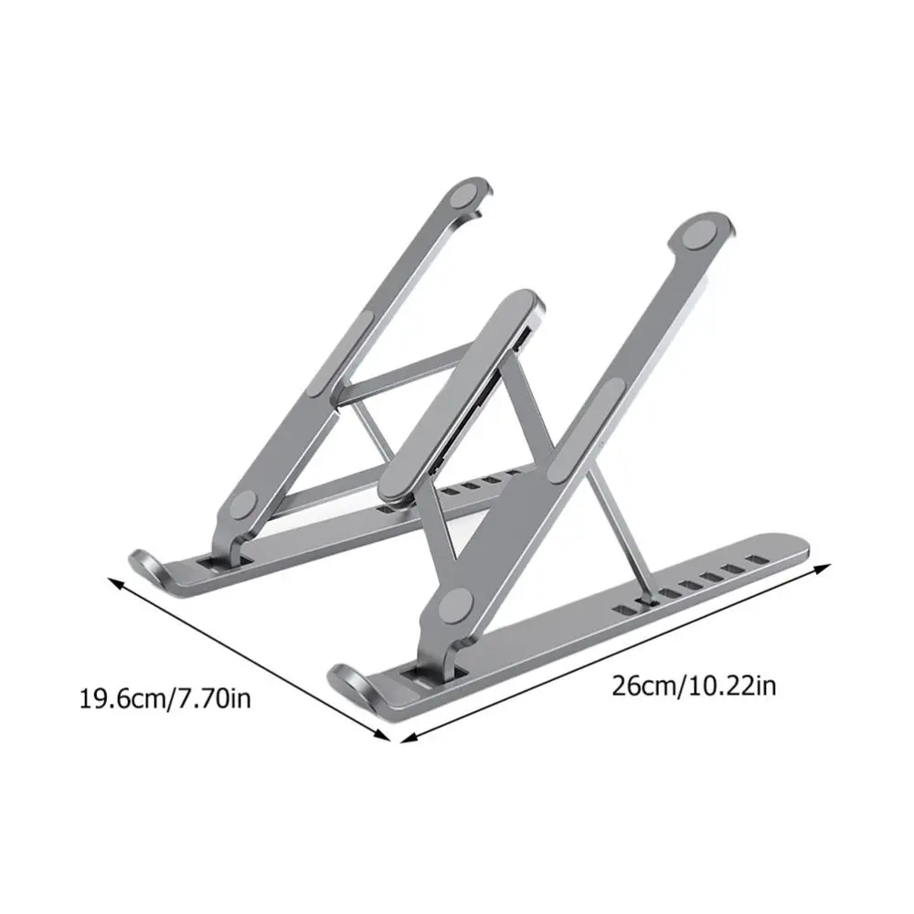 1pc Laptop Computer Stand Portable Computer Rack Desktop Elevating Holder 
1pc Laptop Computer Stand Portable Computer Rack Desktop Elevating Holder