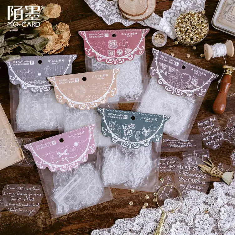 40 Pcs Vintage Frame Bowknot Planet PET Transparent Stickers For Decoration Planners Scrapbook Laptops 
40 Pcs Vintage Frame Bowknot Planet PET Transparent Stickers For Decoration Planners Scrapbook Laptops