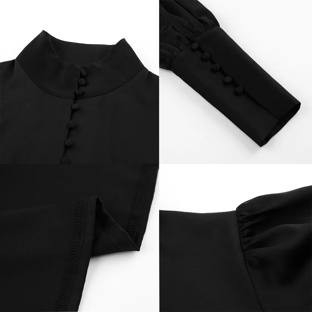 Sisjuly Women Sexy Mini Dress Solid Black Spring Summer 2021 Lantern Sleeve Female Short Dresses Vestido Elegant OL Robes Party
Sisjuly Women Sexy Mini Dress Solid Black Spring Summer 2021 Lantern Sleeve Female Short Dresses Vestido Elegant OL Robes Party