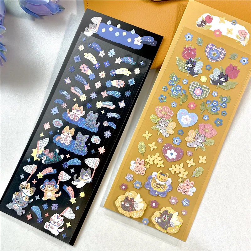 Korea Cartoon Ins Cute Star Catcher Kitty Sticker Creative Hand Account Decoration Material Star Chaser Mobile Phone Sticker
Korea Cartoon Ins Cute Star Catcher Kitty Sticker Creative Hand Account Decoration Material Star Chaser Mobile Phone Sticker