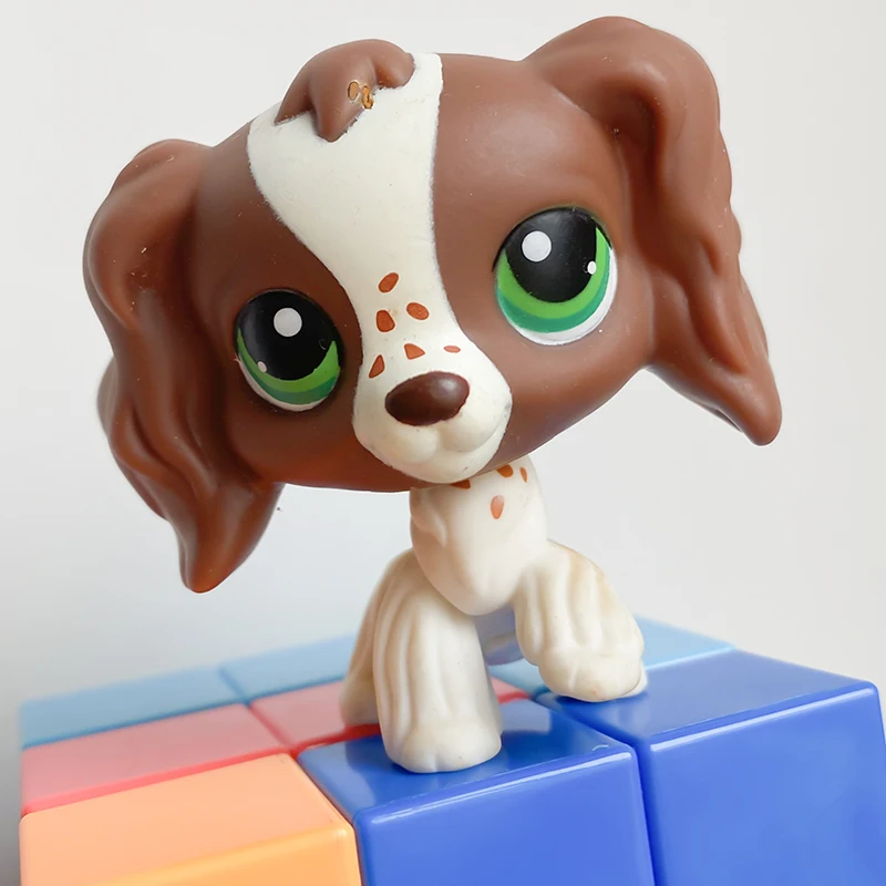 

LPS DOGS Pet Shop Collection Figure Collie Rare Blow White Dog Squirrel Animals Cute Kid Toys Y2021081802