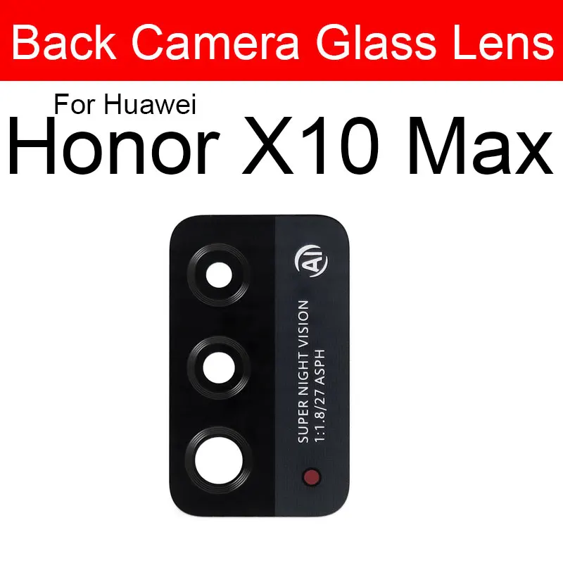 Back Optics Glass Lens For Huawei Honor X10 Max Glass Lens Rear Camera Lens Glass With Adhensive Sticker Replacement Repair
Back Optics Glass Lens For Huawei Honor X10 Max Glass Lens Rear Camera Lens Glass With Adhensive Sticker Replacement Repair