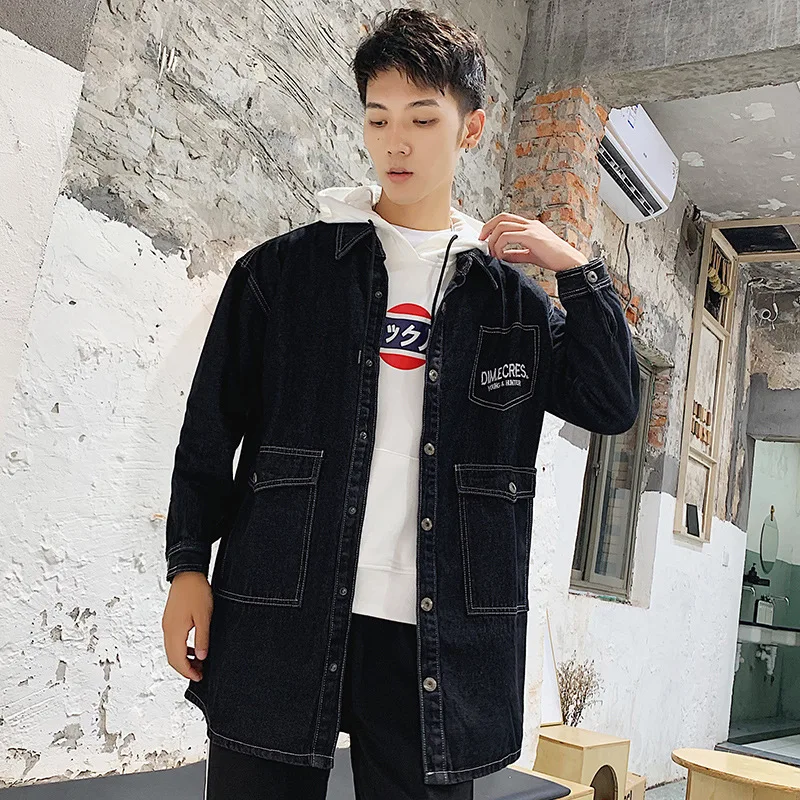 2021 Couples Streetwear Denim Coats Men's Winter Spring Clothing Fashion Casual Oversize Mid-Length Cowboys Windbreaker Jackets 
2021 Couples Streetwear Denim Coats Men's Winter Spring Clothing Fashion Casual Oversize Mid-Length Cowboys Windbreaker Jackets
