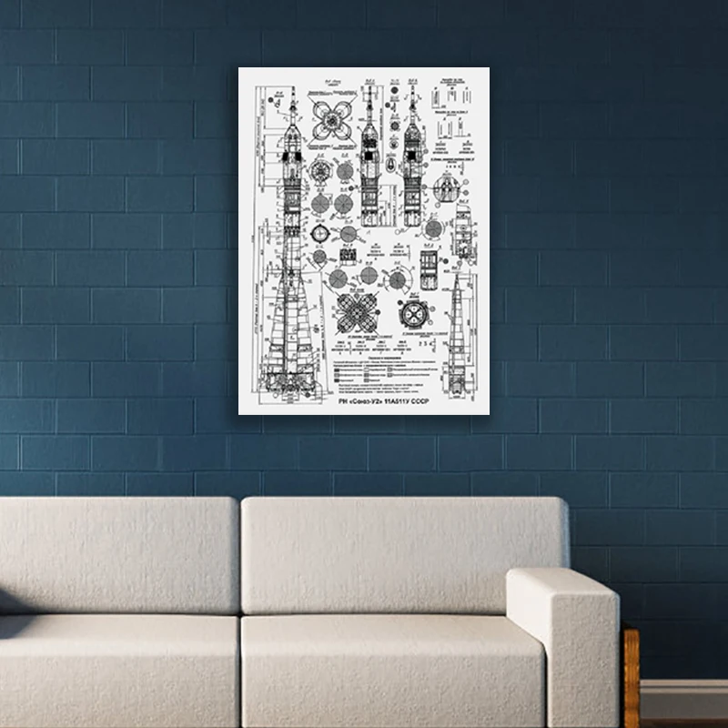 Retro Printing Aviation Artwork Russian Rocket Patent Canvas Blue Outer Space Prints and Posters Wall Art Picture for Home Decor
Retro Printing Aviation Artwork Russian Rocket Patent Canvas Blue Outer Space Prints and Posters Wall Art Picture for Home Decor