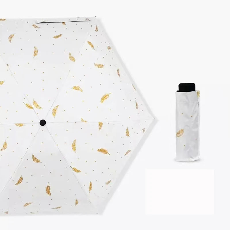 Small Folding Umbrella Mini Pocket Parasol Woman Child Gift Anti-UV Waterproof Portable Five-fold Umbrellas Travel Use
Small Folding Umbrella Mini Pocket Parasol Woman Child Gift Anti-UV Waterproof Portable Five-fold Umbrellas Travel Use