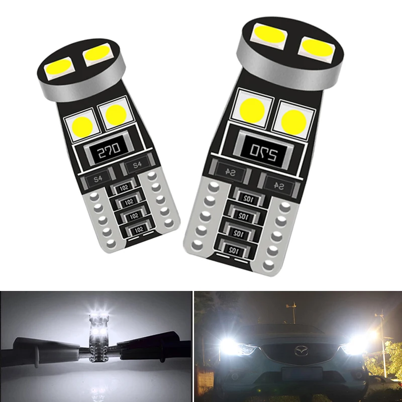 2pcs T10 LED Bulbs 168 501 W5W LED Lamp Wedge 3030 6SMD Interior Lights 12V - 24V 6000K Red Amber yellow Ice Blue White
2pcs T10 LED Bulbs 168 501 W5W LED Lamp Wedge 3030 6SMD Interior Lights 12V - 24V 6000K Red Amber yellow Ice Blue White