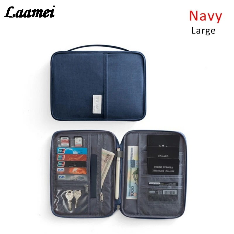Travel Wallet Family Passport Holder Creative Waterproof Document Case Organizer Card Package accessories | Багаж и сумки