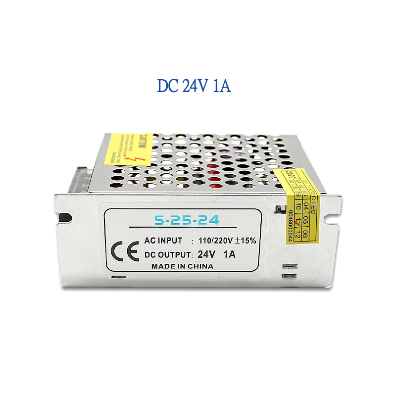 AC DC SMPS 24W Power Supply 24V 1A Universal Switching Power Supply Source Converter AC 220V TO 24V 24W LED Lighting Transformer
AC DC SMPS 24W Power Supply 24V 1A Universal Switching Power Supply Source Converter AC 220V TO 24V 24W LED Lighting Transformer