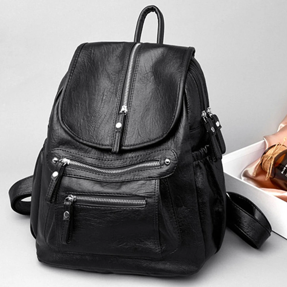 Fashion 2021 Women Backpacks Women's Leather Backpacks Female School Backpack Women Shoulder Bags For Teenage Girls Travel Back
Fashion 2021 Women Backpacks Women's Leather Backpacks Female School Backpack Women Shoulder Bags For Teenage Girls Travel Back