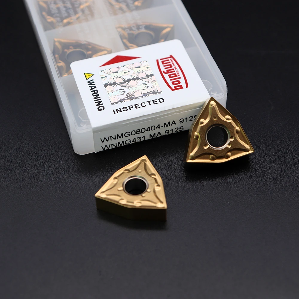 WNMG080404 MA 9125 Carbide inserts CNC Lathe Tools 10pcs WNMG 080404 External Turning Blade Tools for Steel
WNMG080404 MA 9125 Carbide inserts CNC Lathe Tools 10pcs WNMG 080404 External Turning Blade Tools for Steel