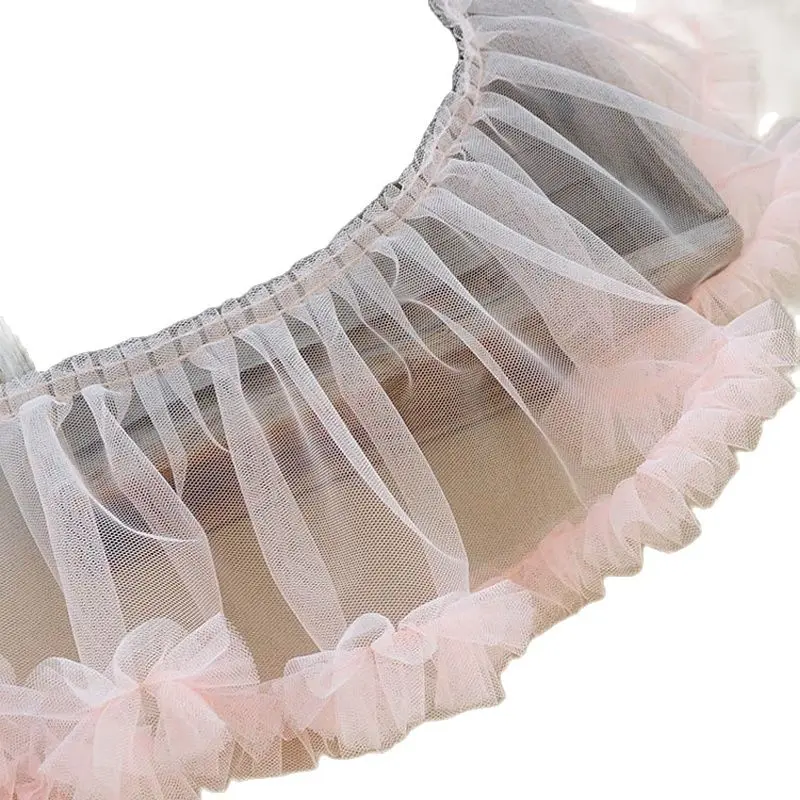 1M Pleated Lace Collars Trim Tulle Ribbon Wide 15cm Guipure Material Clothes Sewing Embroidery Mesh Fabric For Dress Craft QY19
1M Pleated Lace Collars Trim Tulle Ribbon Wide 15cm Guipure Material Clothes Sewing Embroidery Mesh Fabric For Dress Craft QY19