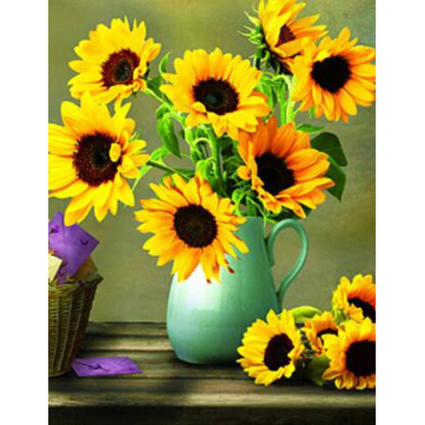 5D DIY Diamond Painting Flower Picture Sunflower Picture Square/Round Diamond Cross Stitch Embroidery Decoration Artwork WG2952
5D DIY Diamond Painting Flower Picture Sunflower Picture Square/Round Diamond Cross Stitch Embroidery Decoration Artwork WG2952