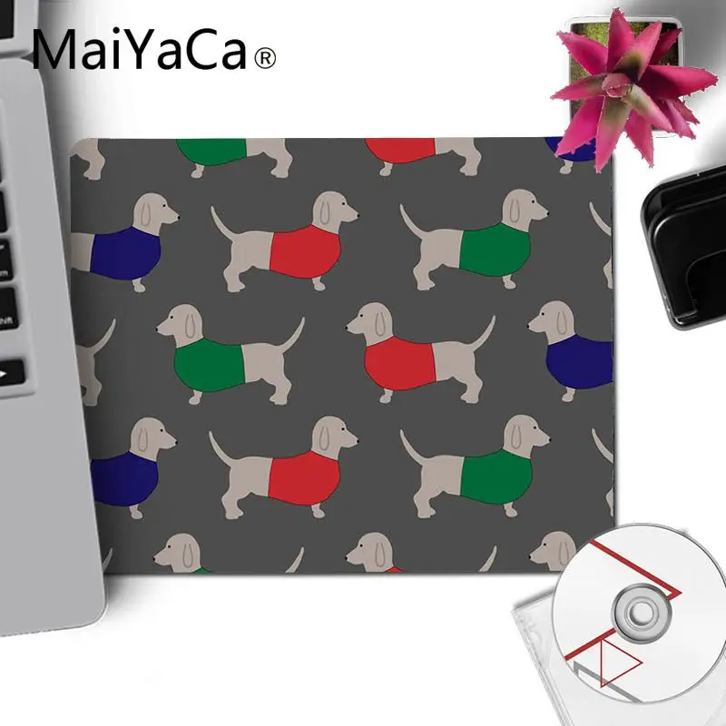 MaiYaCa горячие продажи животные Собаки такса офисная мышь резиновый коврик для