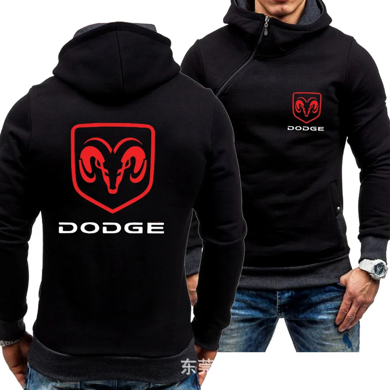 Spring Autumn Men's Hoodies DODGE Car Logo Print Casual Diagonal zipper Sweatshirts Man Hoody Harajuku Zipper Jacket
Spring Autumn Men's Hoodies DODGE Car Logo Print Casual Diagonal zipper Sweatshirts Man Hoody Harajuku Zipper Jacket