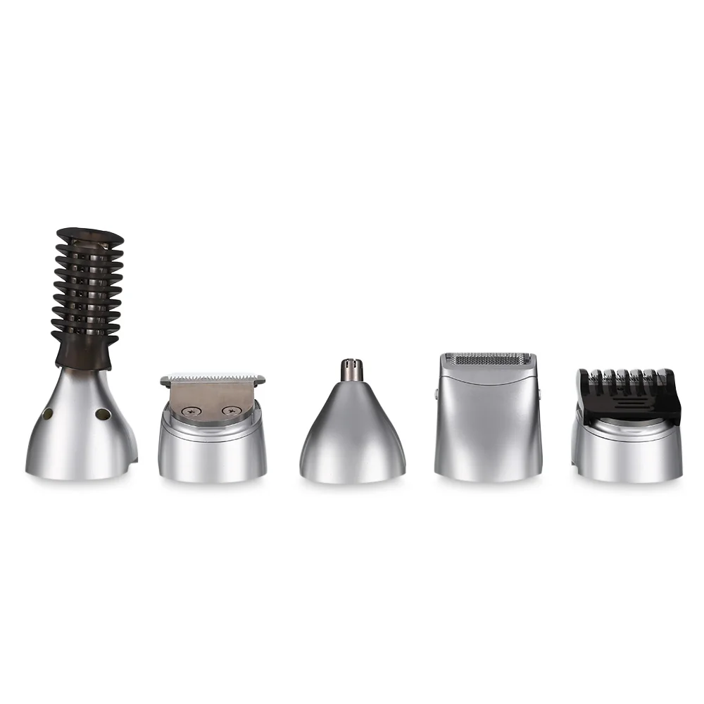 Kemei 5 In 1 Rechargeable Hair Trimmer Multifunction Nose Hair Clipper Electric Shaver Cutter Hair Cutting Razor Shaving Machine
Kemei 5 In 1 Rechargeable Hair Trimmer Multifunction Nose Hair Clipper Electric Shaver Cutter Hair Cutting Razor Shaving Machine
