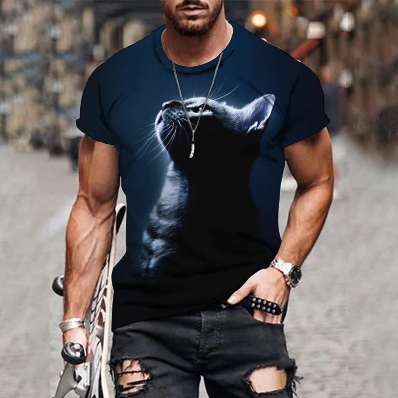 2021 New Personalized T-Shirt Animal cute cat Print oversized T-Shirt 3D Men Women t shirts Novelty summer Short Sleeve t shirt 
2021 New Personalized T-Shirt Animal cute cat Print oversized T-Shirt 3D Men Women t shirts Novelty summer Short Sleeve t shirt