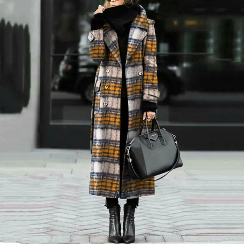 Long Overcoat Women's Clothing 2021 Winter New Fashion Lace Up Slim Lapel Splicing Overcoats Casual Coat Ladies Wear
Long Overcoat Women's Clothing 2021 Winter New Fashion Lace Up Slim Lapel Splicing Overcoats Casual Coat Ladies Wear