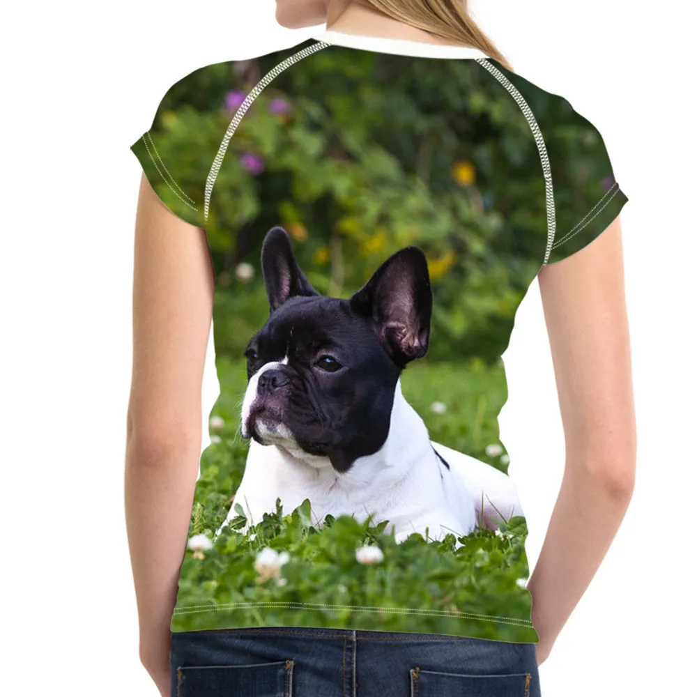 WHEREISART 3D French Bulldog Printing T Shirt Women Funny Design Tee Shirt Female Kawaii Puppy T-shirt for Teen Girls Tops
WHEREISART 3D French Bulldog Printing T Shirt Women Funny Design Tee Shirt Female Kawaii Puppy T-shirt for Teen Girls Tops