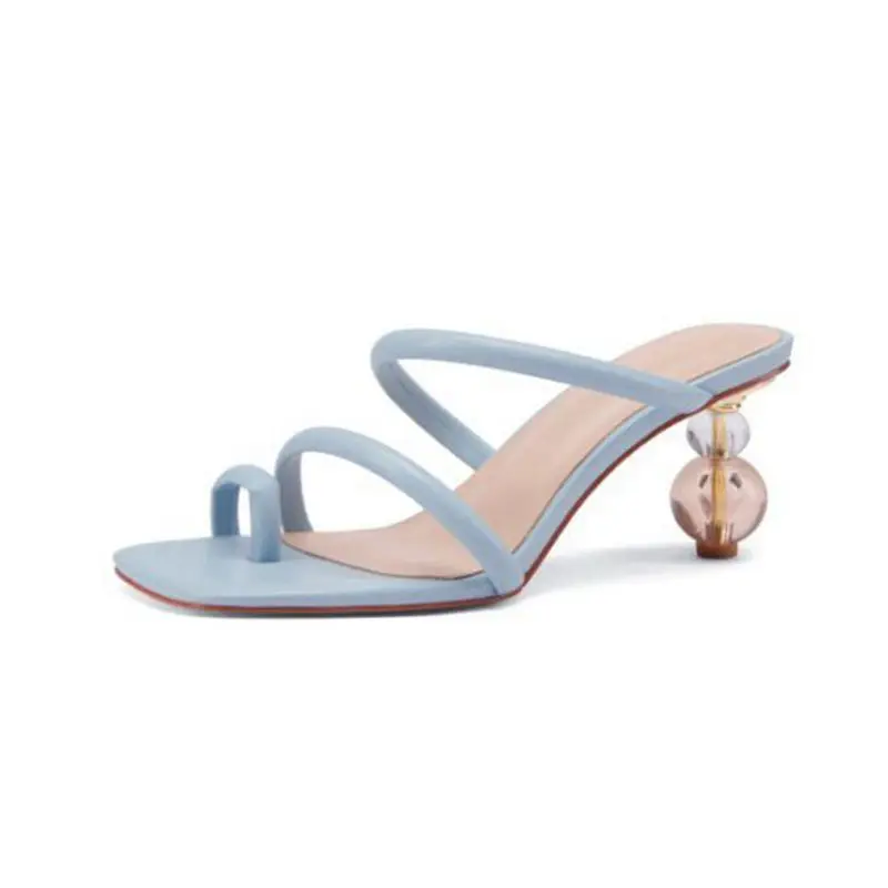 SIMLOVEYO Shaped high-heeled Sandals Summer White Square Toe Ladies Shoes Transparent Crystal Heel Luxury Designer Size 34-39
SIMLOVEYO Shaped high-heeled Sandals Summer White Square Toe Ladies Shoes Transparent Crystal Heel Luxury Designer Size 34-39