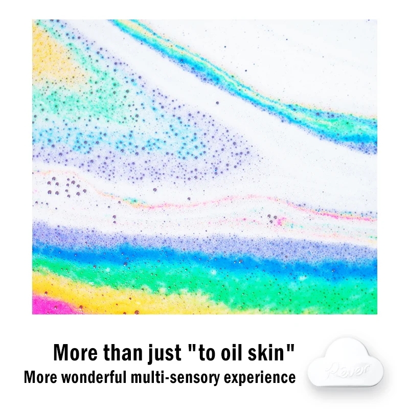 Rainbow Cloud salt essential oil moisturizing exfoliating bubble bath ball, used for skin care natural bubble bath
Rainbow Cloud salt essential oil moisturizing exfoliating bubble bath ball, used for skin care natural bubble bath