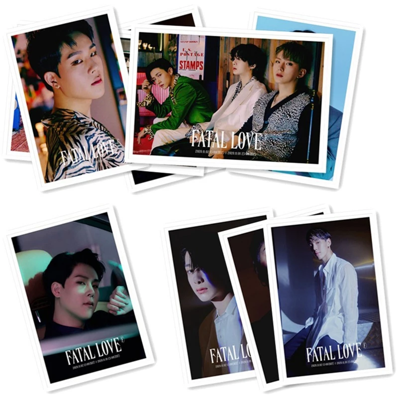 40Pcs/Box Kpop Monsta X New Album FATAL LOVE LOMO Card Photocard Self Made Cards For Fans Collection Stationery
40Pcs/Box Kpop Monsta X New Album FATAL LOVE LOMO Card Photocard Self Made Cards For Fans Collection Stationery