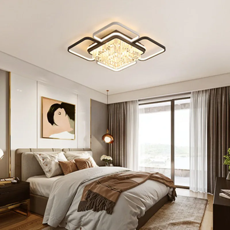 Modern Simple LED Ceiling Light Nordic Personality Design Interior Crystal Ceiling Lamp for Living Room Bedroom Study Restaurant
Modern Simple LED Ceiling Light Nordic Personality Design Interior Crystal Ceiling Lamp for Living Room Bedroom Study Restaurant