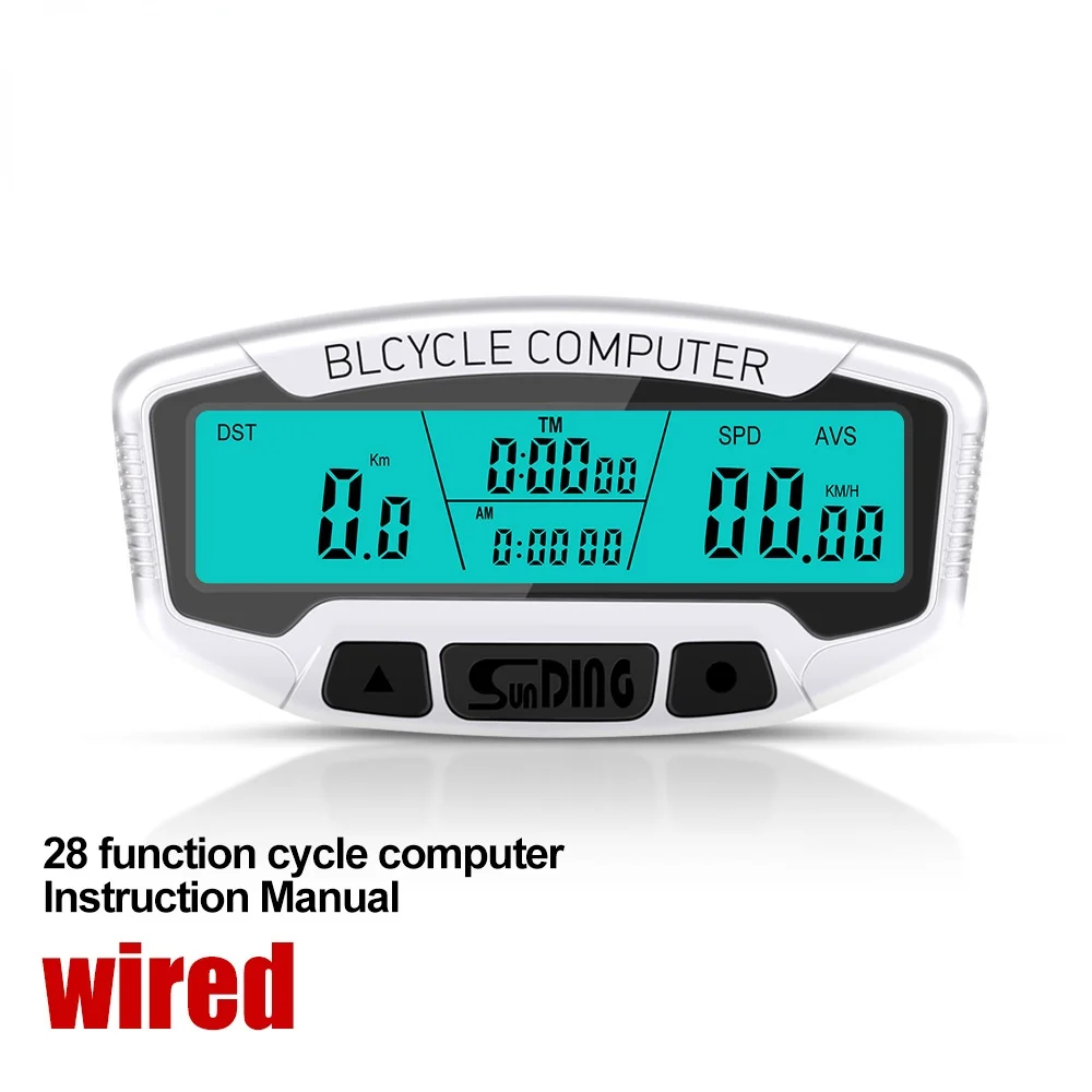 Bicycle Computer Wired Stopwatch Bicycle Speedometer Digital Odometer Stopwatch Rainproof LCD Backlight Bicycle Computer
Bicycle Computer Wired Stopwatch Bicycle Speedometer Digital Odometer Stopwatch Rainproof LCD Backlight Bicycle Computer