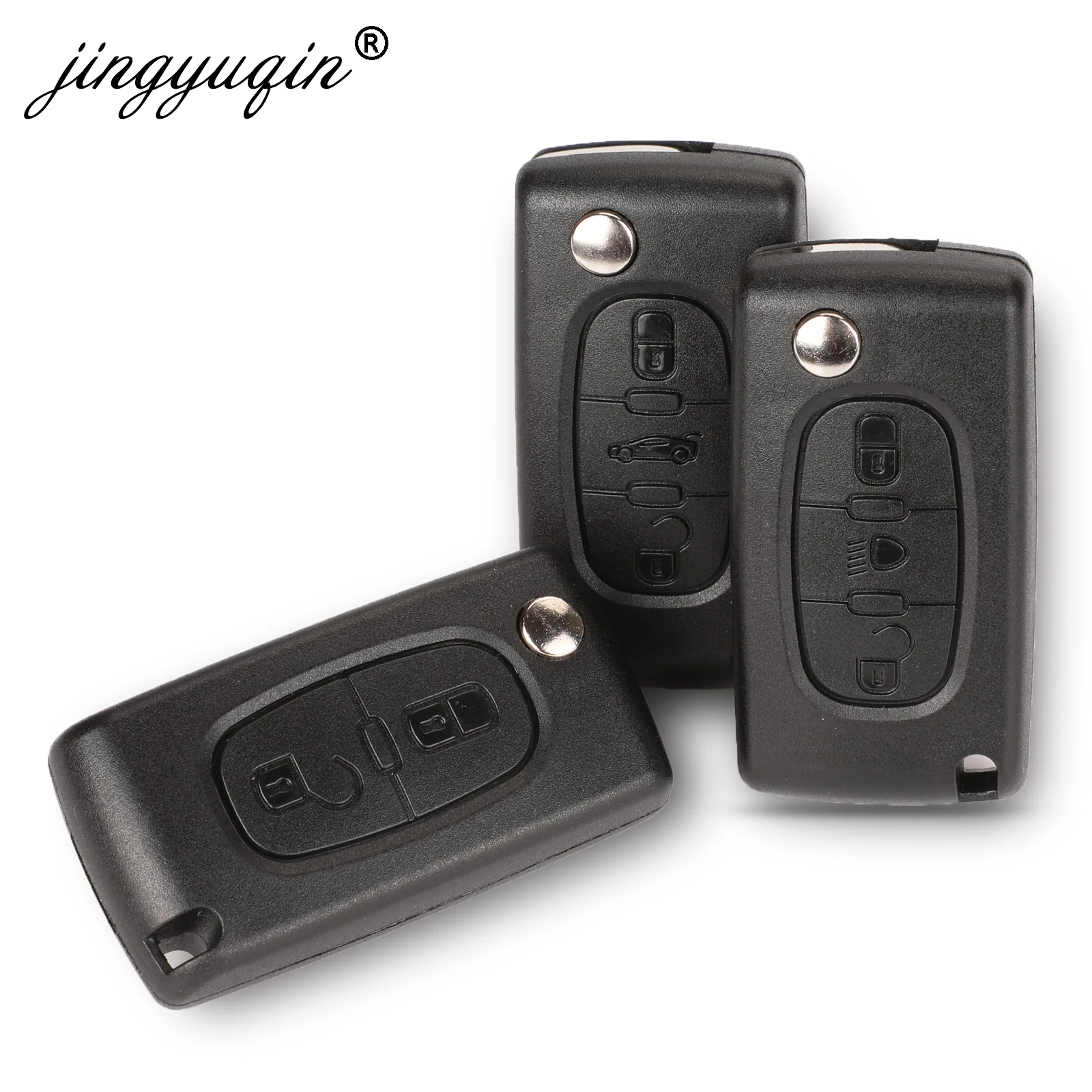 Jingyuqin 2/3 Buttons Car key Case for Peugeot 207 307 308 407 607 807 For Citroen C2 C3 C4 C5 C6 Flip Folding Car Key shell
Jingyuqin 2/3 Buttons Car key Case for Peugeot 207 307 308 407 607 807 For Citroen C2 C3 C4 C5 C6 Flip Folding Car Key shell
