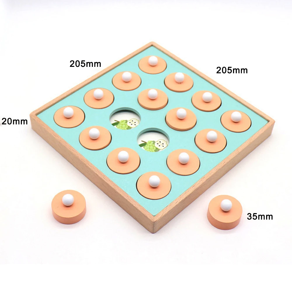 Memory Matchs Chess Game Early Educational Family Party Toy Wooden Chess Game For Children Intelligence Development Toy
Memory Matchs Chess Game Early Educational Family Party Toy Wooden Chess Game For Children Intelligence Development Toy
