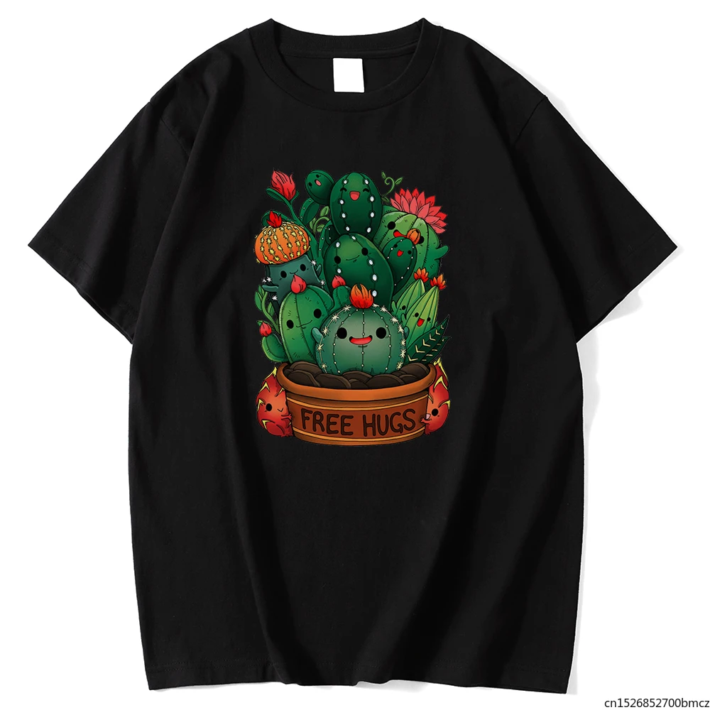 Cute Plant Cactus Free Hugs Funny Kawaii Print Womens T Shirts Vogue Crewneck Street Loose Sport Fit Women Clothing
Cute Plant Cactus Free Hugs Funny Kawaii Print Womens T Shirts Vogue Crewneck Street Loose Sport Fit Women Clothing