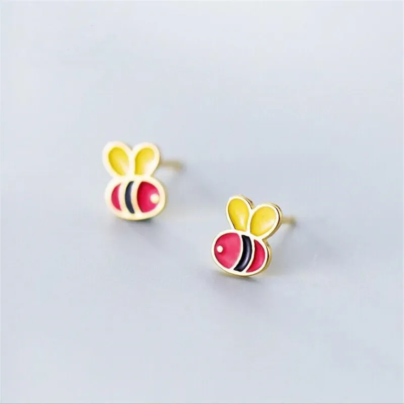 Silver Color Korean Fashion Fresh Cute Epoxy Bee Creative Stud Earrings for Girls Woman Colorful Jewelry Bijoux SE140
Silver Color Korean Fashion Fresh Cute Epoxy Bee Creative Stud Earrings for Girls Woman Colorful Jewelry Bijoux SE140