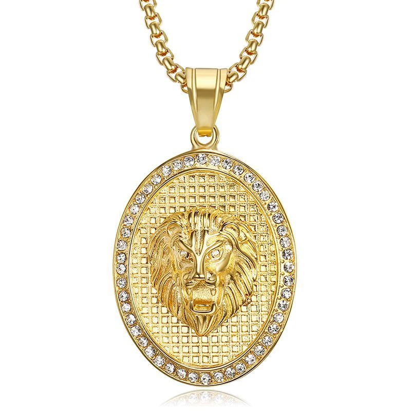 Punk Gothic Red Eyes Lion Head Pendant Retro Stainless Steel Men Necklaces Fashion Jewelry for Women Girls Bulk Items Wholesale
Punk Gothic Red Eyes Lion Head Pendant Retro Stainless Steel Men Necklaces Fashion Jewelry for Women Girls Bulk Items Wholesale