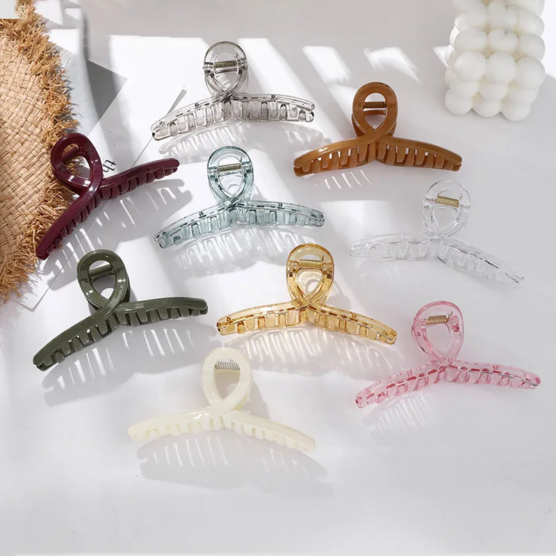 New Woman Elegant Transparent Hair Crab Women Hair Accessories Girls Hairpins Hair Claw Clips Ladies Ornaments Barrettes
New Woman Elegant Transparent Hair Crab Women Hair Accessories Girls Hairpins Hair Claw Clips Ladies Ornaments Barrettes