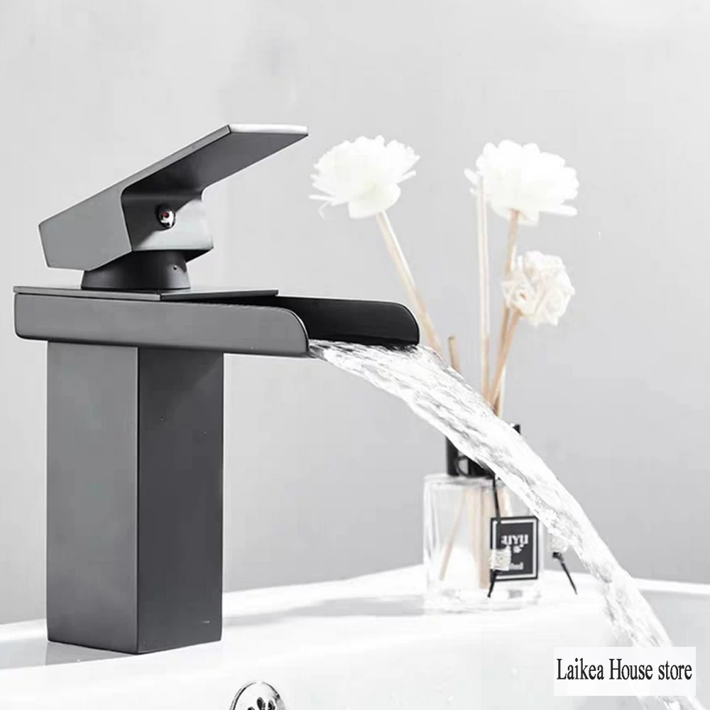304 Stainless Steel Black Waterfall Faucet Art Basin Hot And Cold Water Opening Faucet Above Counter Basin Art Basin Faucet
304 Stainless Steel Black Waterfall Faucet Art Basin Hot And Cold Water Opening Faucet Above Counter Basin Art Basin Faucet