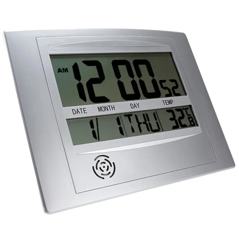 Digital Calendar Wall Clock Atomic Desk Alarm Large Display Battery Operated Bedroom Office Indoor Temperature Easy To Read
Digital Calendar Wall Clock Atomic Desk Alarm Large Display Battery Operated Bedroom Office Indoor Temperature Easy To Read