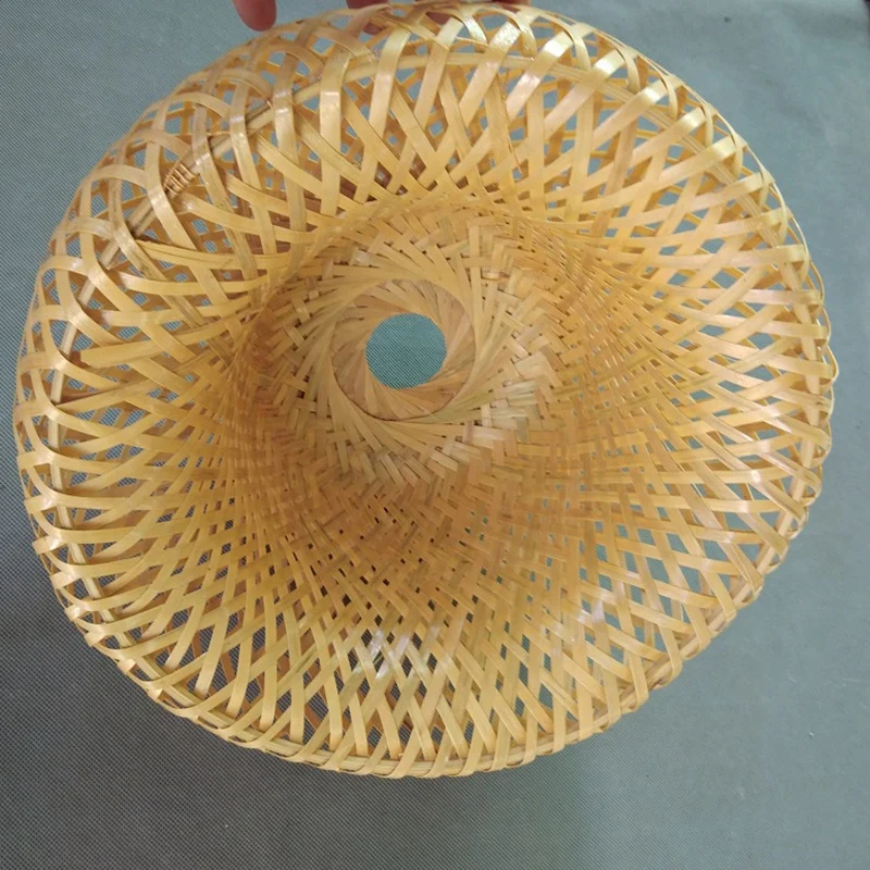 Bamboo Wicker Rattan Lampshade Hand-Woven Double Layer Bamboo e Lampshade Asian Rustic Japanese Lamp Design 
Bamboo Wicker Rattan Lampshade Hand-Woven Double Layer Bamboo e Lampshade Asian Rustic Japanese Lamp Design