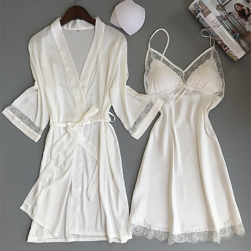 Sexy Pajamas Women Xia Bing Silk Thin Two-Piece Adult With Chest Pad Sling Charming Home Service
Sexy Pajamas Women Xia Bing Silk Thin Two-Piece Adult With Chest Pad Sling Charming Home Service