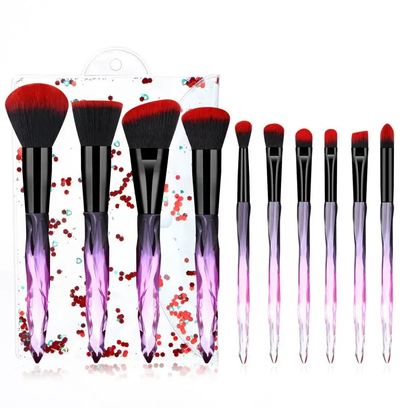 Transparent Makeup Brushes Tool Set Crystal Cosmetic Powder Eye Shadow Foundation Blush Blending Beauty Make Up Brush 10Pcs
Transparent Makeup Brushes Tool Set Crystal Cosmetic Powder Eye Shadow Foundation Blush Blending Beauty Make Up Brush 10Pcs