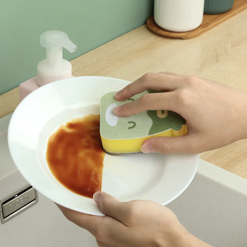 Washing Dish Cute Animal Shape Rags Thicken Scouring Pad Sponge Cloth Kitchen Cleaning Dishcloths for Glass,Furniture,Bathroom
Washing Dish Cute Animal Shape Rags Thicken Scouring Pad Sponge Cloth Kitchen Cleaning Dishcloths for Glass,Furniture,Bathroom