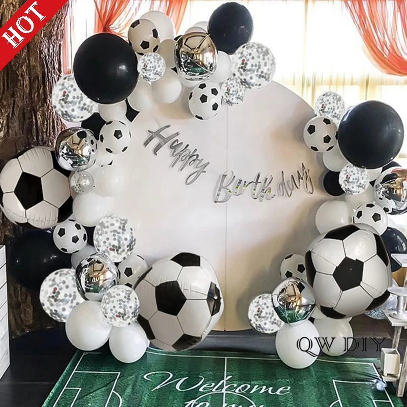 76pcs Sliver Confetti Soccer Birthday Balloons Boy Party Supplies Happy Birthday Balloon Garland Arch Babyshower Decoration
76pcs Sliver Confetti Soccer Birthday Balloons Boy Party Supplies Happy Birthday Balloon Garland Arch Babyshower Decoration